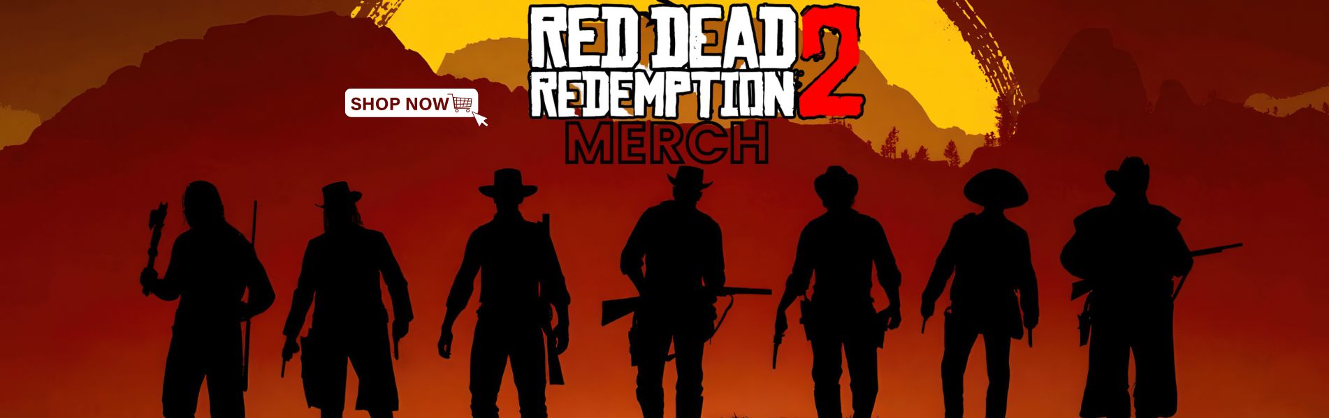 Banner RED DEAD REDEMPTION MERCH 2 - Red Dead Redemption 2 Merch