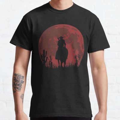 Red Dead Redemption 2 Moon T Shirt - Red Dead Redemption 2 Merch