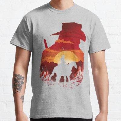 Red Sunset Red Dead Redemption T Shirt - Red Dead Redemption 2 Merch