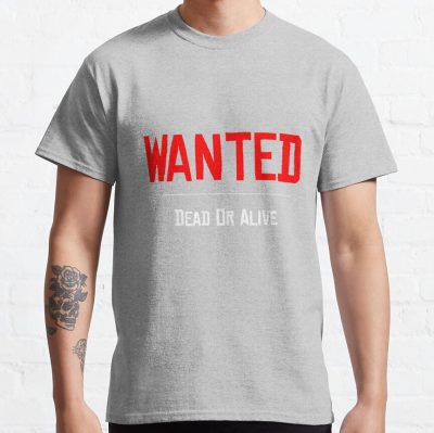 Wanted Dead Or Alive Red Dead Redemption T Shirt - Red Dead Redemption 2 Merch