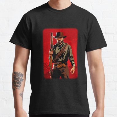 ssrcoclassic teemens10101001c5ca27c6front altsquare product1000x1000.u1 16 - Red Dead Redemption 2 Merch